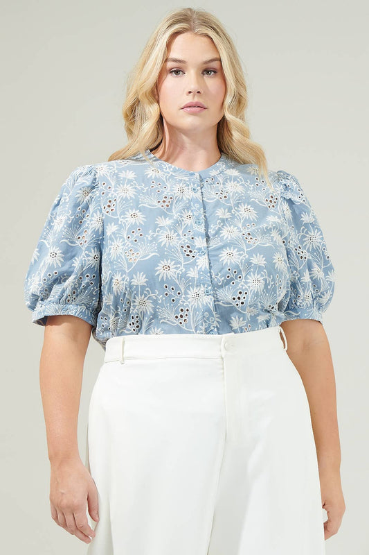 Moonflower Blouse - Curve