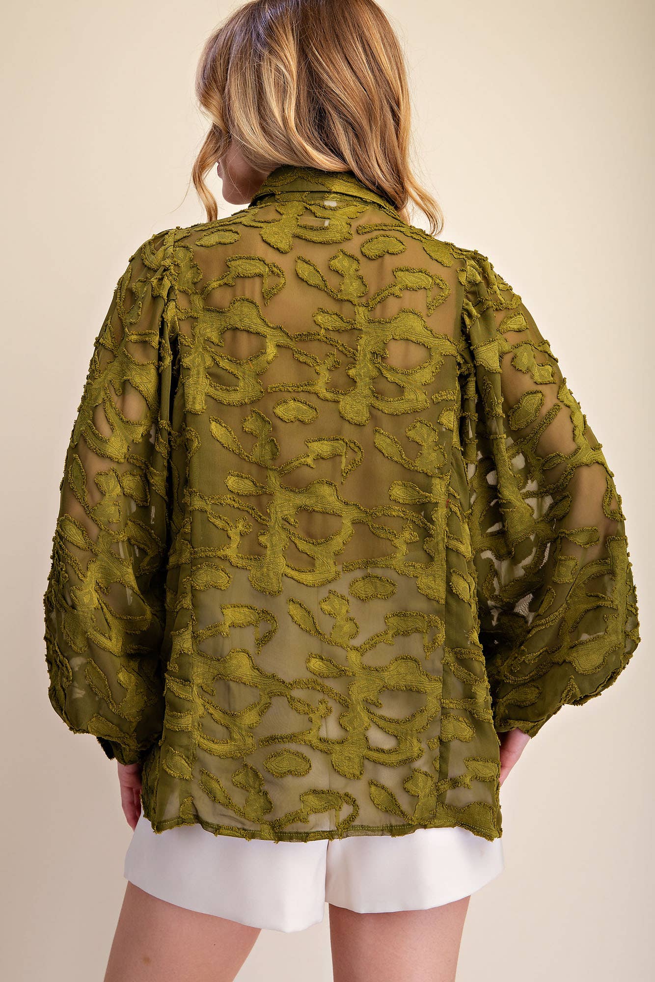 Oversized Sheer Long Sleeve