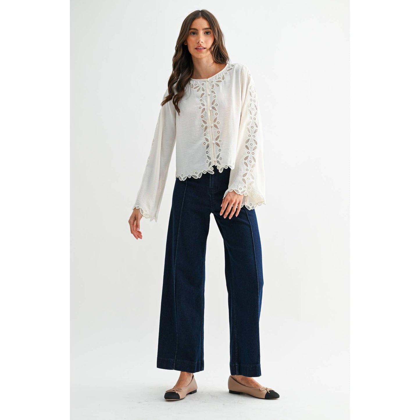 Ivory Lace Blouse