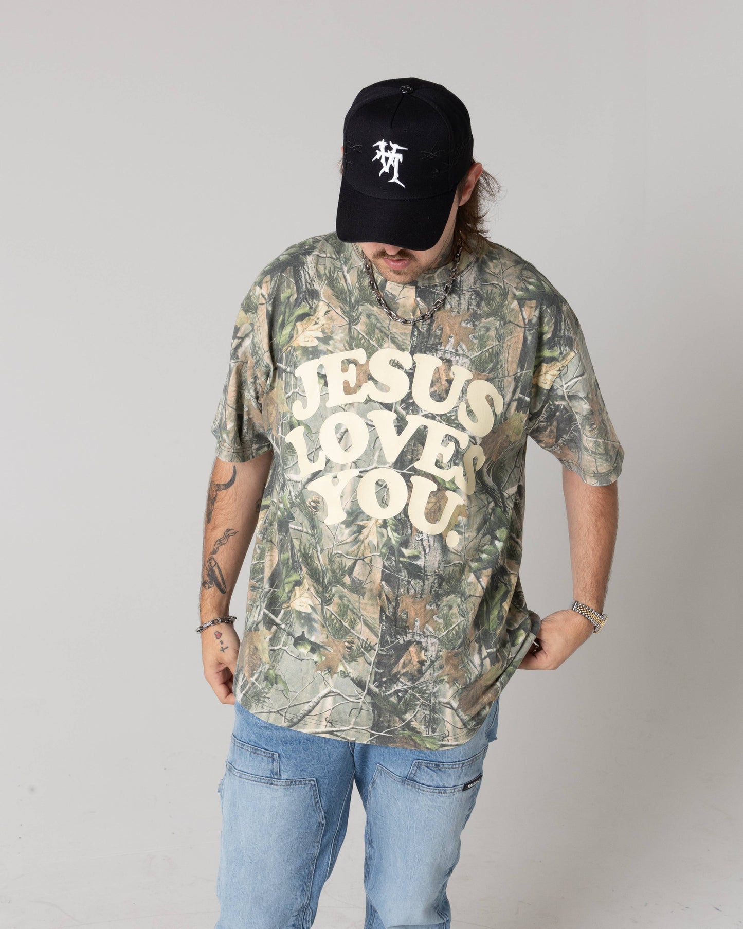 Oversized Camo Tee