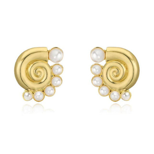 Mini Pearl Shell Earring