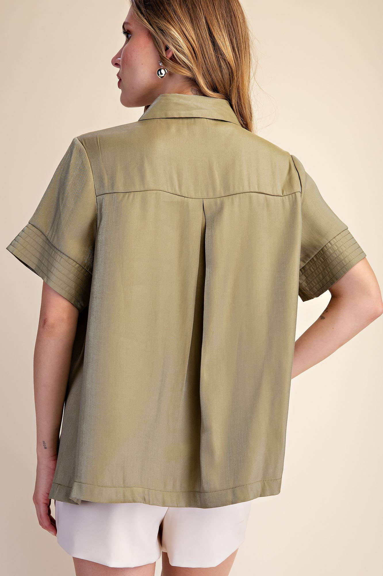 Sleek Flower Charm Top