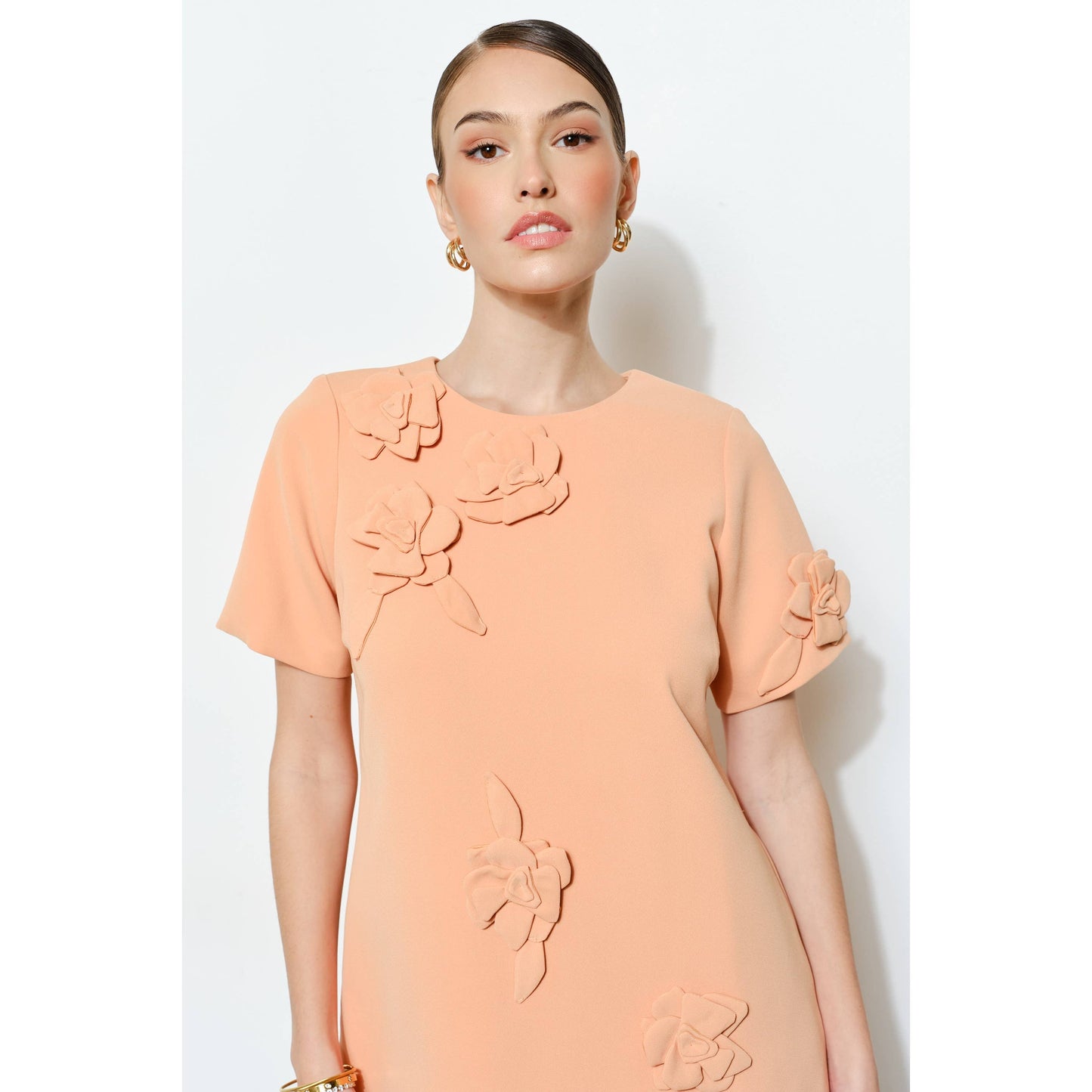 3D Floral Mini Dress